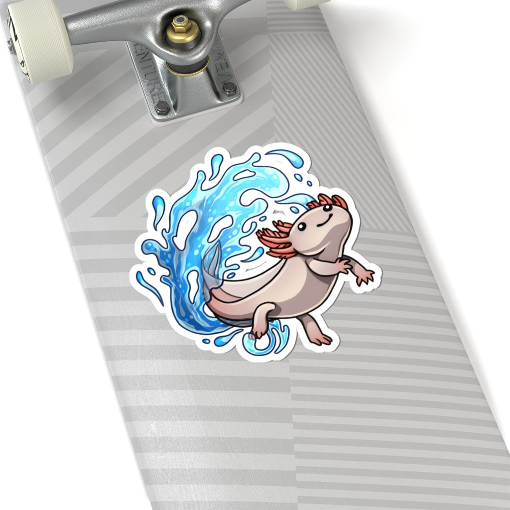 Axolotl Splash Sticker