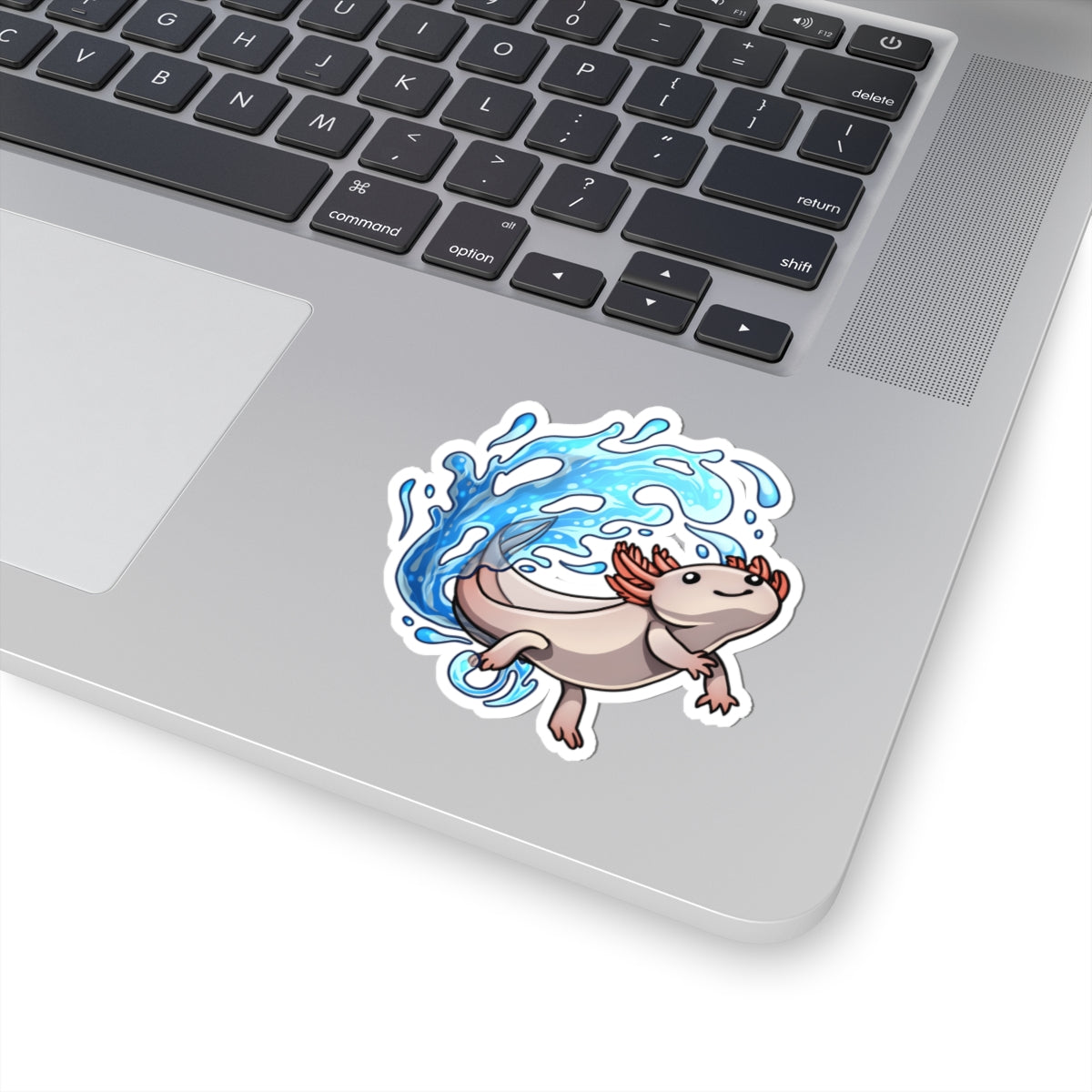 Axolotl Splash Sticker