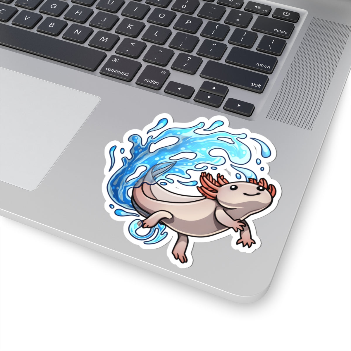 Axolotl Splash Sticker