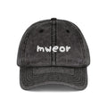 Embroidered "Mweor" Minimalist Vintage Cap